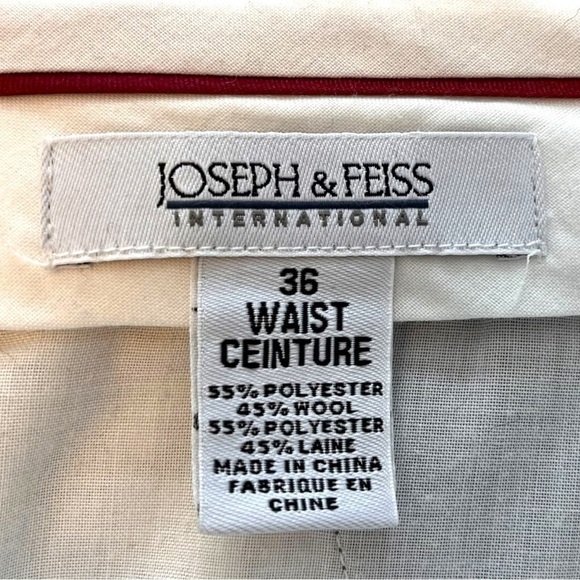 JOSEPH & Feiss International Wool Gaberdine Men's Slacks (36x32) - Picture 15 of 15